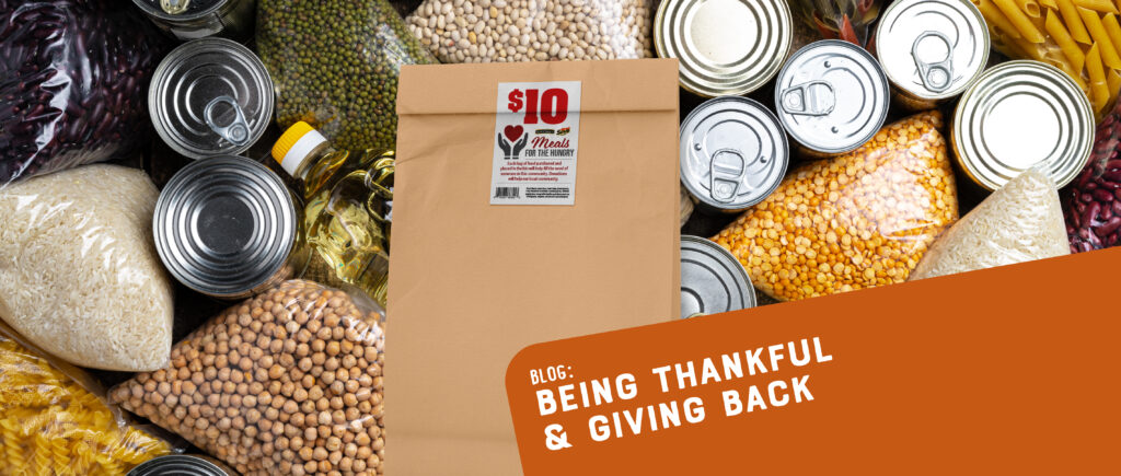 Being Thankful and Giving Back Blog Post