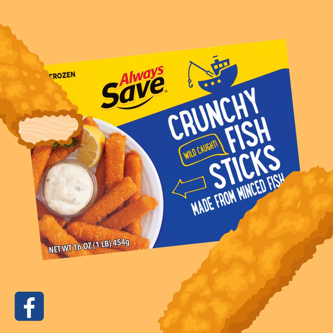 February 2024 Product Highlight Crunchy Fish Sticks