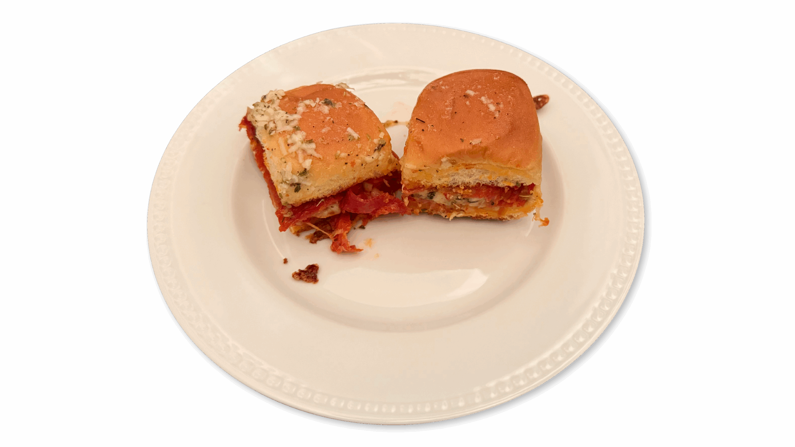 May 2025 Pizza Party Sliders Recipe Header